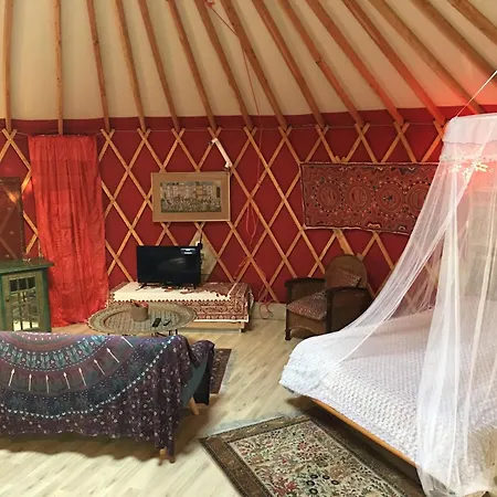 Luxusní stan Yourte De Luxe Contemporaine Bonifacio (Corsica)