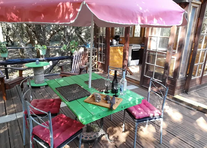 Luxury tent Yourte De Luxe Contemporaine Bonifacio (Corsica)
